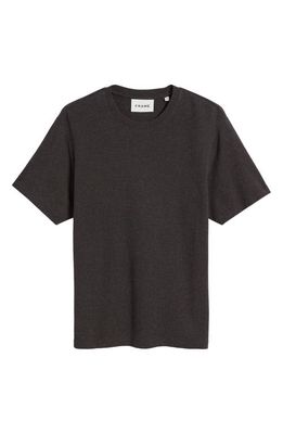 FRAME Duo Fold Cotton T-Shirt in Marron Heather