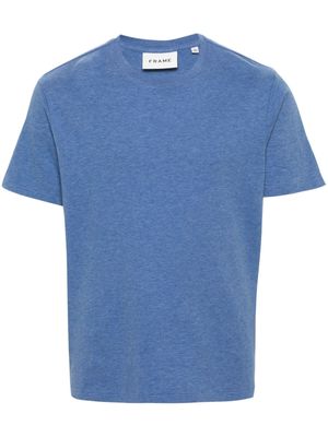 FRAME Duo Fold mélange T-shirt - Blue