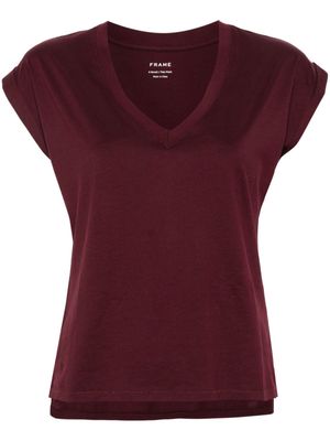 FRAME Easy cotton T-shirt - Red
