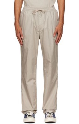 FRAME Gray Cotton Trousers