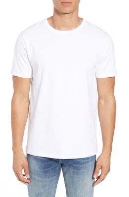 FRAME Heavyweight Classic Fit Cotton T-Shirt in Blanc