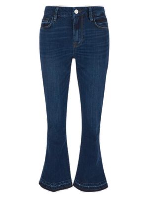 Frame High-rise Cropped Flared Jeans