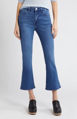 FRAME Le Crop Mid Rise Mini Boot Jeans in Temple
