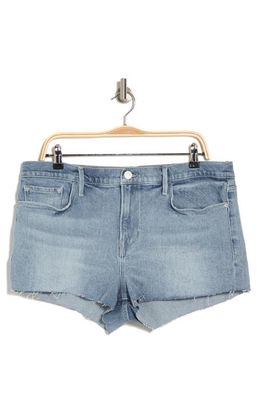 FRAME Le Cut Off Raw Shorts in Kerwin