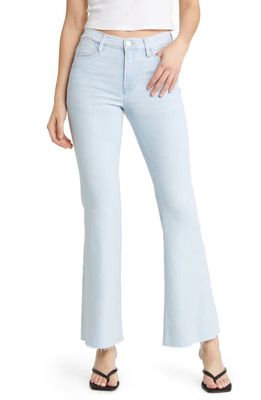 FRAME Le Easy Raw Hem Flare Jeans in Clarity