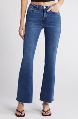 FRAME Le Easy Raw Hem Flare Jeans in Temple at Nordstrom, Size 27