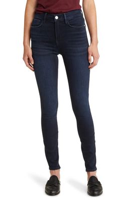 FRAME Le High Ankle Skinny Jeans in Onyx Indigo at Nordstrom, Size 34