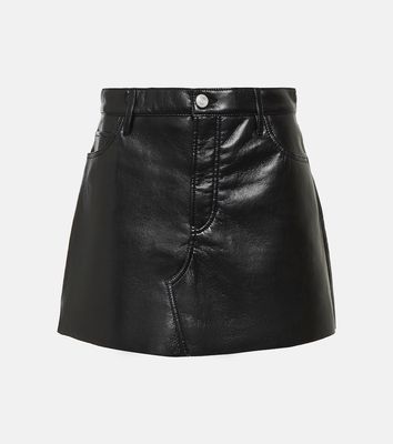 Frame Le High 'N' Tight leather miniskirt