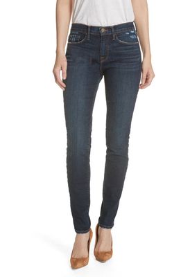 FRAME Le High Skinny Jeans in Wrigley