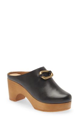 FRAME Le Ione Clog in Noir