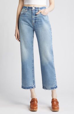 FRAME Le Jane High Waist Ankle Straight Leg Jeans in Rhode Grind