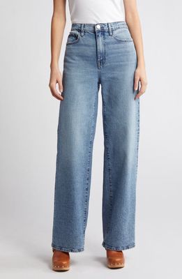 FRAME Le Jane High Waist Wide Leg Jeans in Lomina