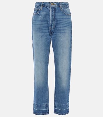 Frame Le Mec high-rise straight jeans