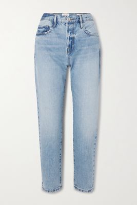 FRAME - Le Original High-rise Straight-leg Jeans - Blue