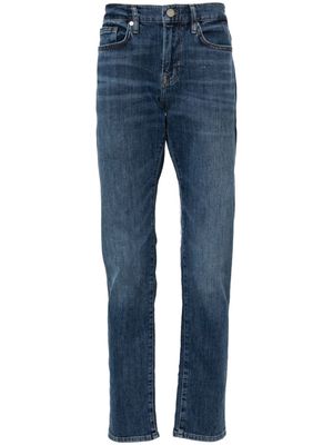 FRAME L'Homme mid-rise slim-fit jeans - Blue