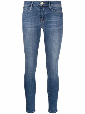 FRAME low-rise skinny jeans - Blue