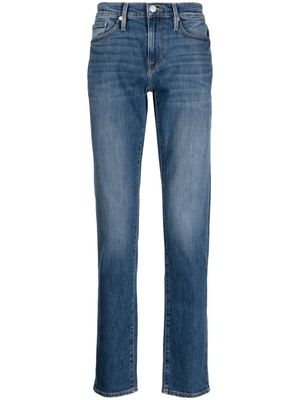 FRAME mid-rise slim-fit jeans - Blue