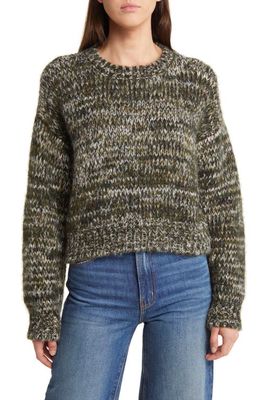 FRAME Multi Crewneck Sweater in Surplus Multi