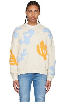 Frame Off-White Cotton Sweater