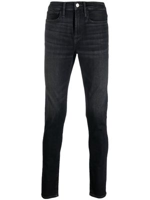 FRAME organic-cotton skinny jeans - Black