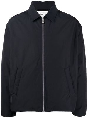 FRAME padded zip-up shirt jacket - Black