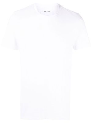FRAME plain round-neck T-shirt - White