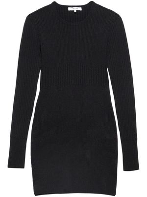 FRAME ribbed-knit cashmere-blend jumper - Black