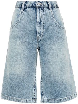 FRAME Skater denim shorts - Blue