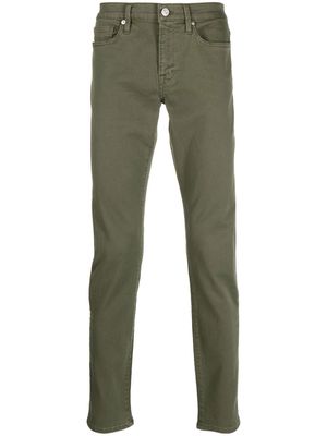 FRAME slim-cut leg trousers - Green