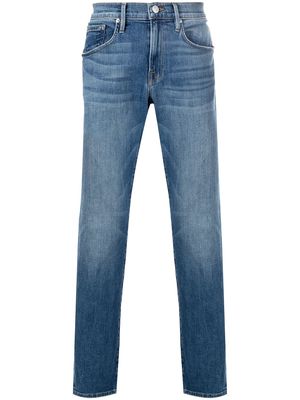 FRAME straight-leg mid-rise jeans - Blue