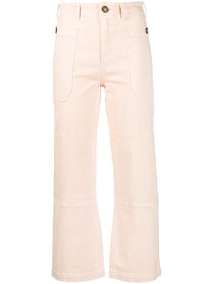 FRAME straight-leg utility trousers - Pink
