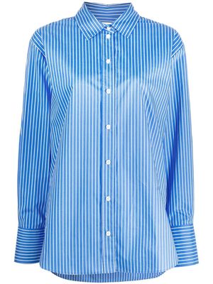 FRAME striped long-sleeved shirt - Blue