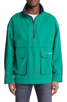 FRAME Tech Pullover Jacket in Dress Green