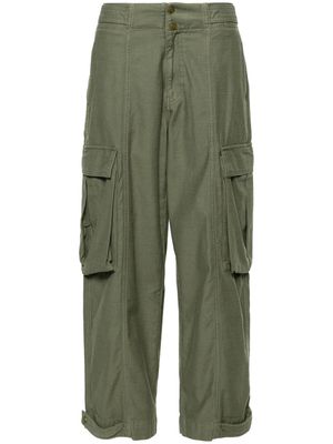 FRAME wide-leg cargo trousers - Green
