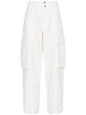 FRAME wide-leg cargo trousers - White