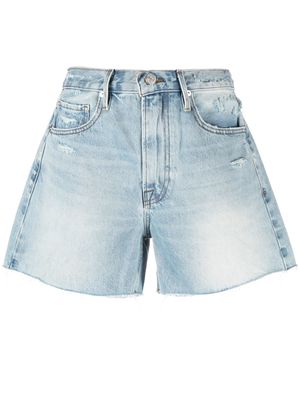 FRAME wide-leg denim shorts - Blue