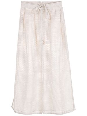 Framed Tapisserie Framed midi skirt - Neutrals