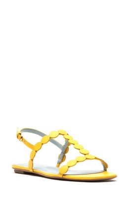 Frances Valentine Kiki T-Strap Slingback Sandal in Yellow