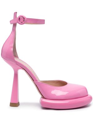 Francesca Bellavita Kelly 125mm patent leather pumps - Pink