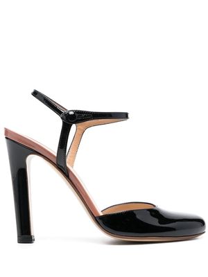 Francesco Russo 115mm heeled pumps - Black