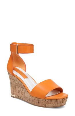 Franco Sarto Clemens Ankle Strap Platform Wedge Sandal in Mandarin