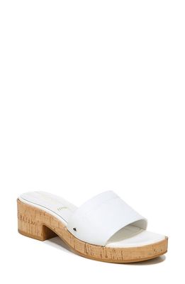 Franco Sarto Pony Platform Sandal in White