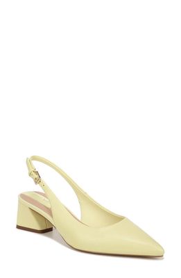 Franco Sarto Racer Slingback Pointed Toe Pump in Yellow