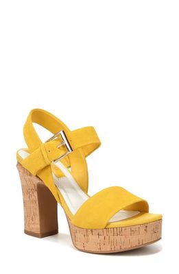 Franco Sarto Scarlett Platform Sandal in Yellow