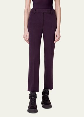 Francy Boot-Cut Gabardine Pants