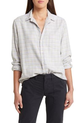 Frank & Eileen Eileen Plaid Relaxed Fit Cotton Button-Up Shirt in Camel Cre