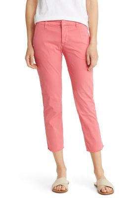 Frank & Eileen Wicklow the Italian Stretch Cotton Crop Chinos in Flushed Pink