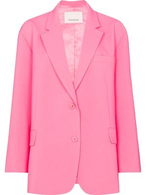 Frankie Shop Bea single-breasted oversize blazer - Pink