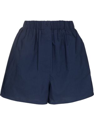 Frankie Shop high-waisted track shorts - Blue
