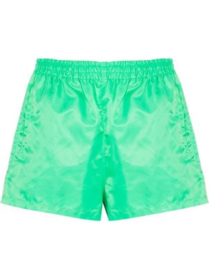 Frankie Shop Perla elasticated-waist gym shorts - Green